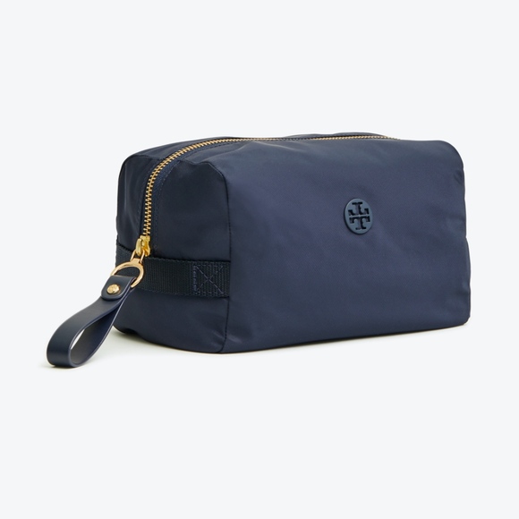 Tory Burch Bags Nwttory Burchmedium Nylon Logo Cosmetic Case Poshmark